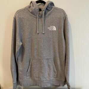 The North Face Men's Gray Hoodie - Never Stop Exploring